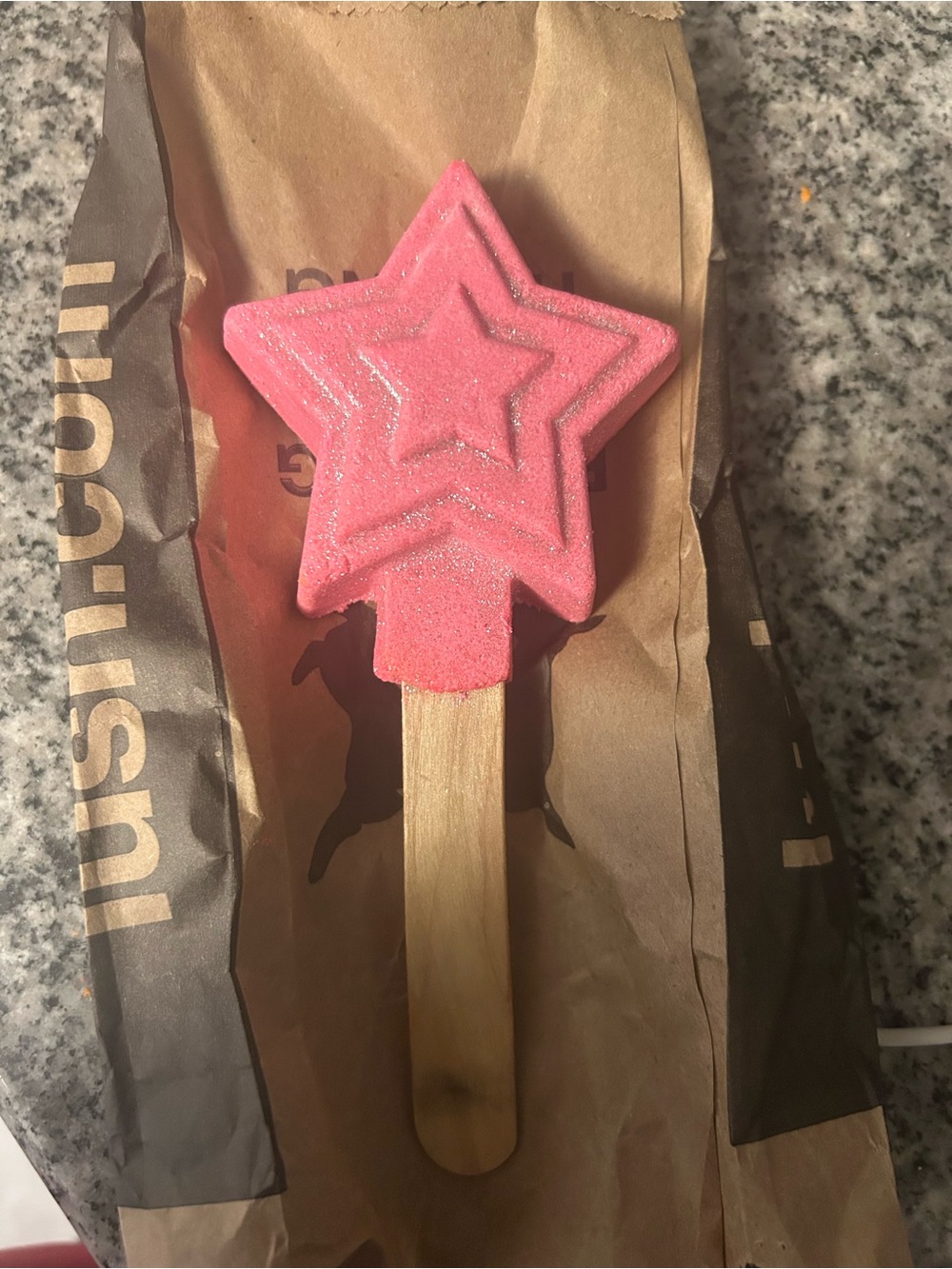 Lush magic wand bubble bar